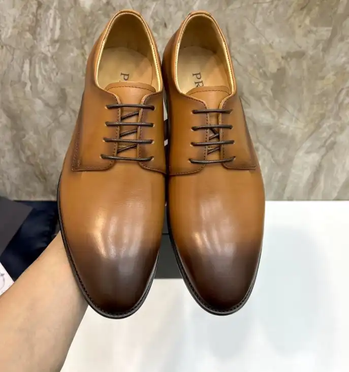 hype Prada Leather Shoes