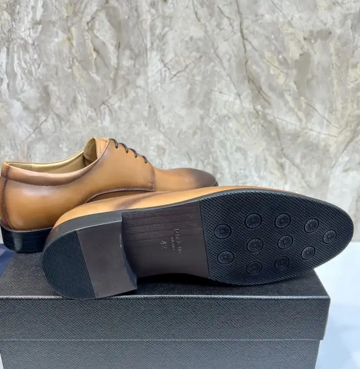 hype Prada Leather Shoes