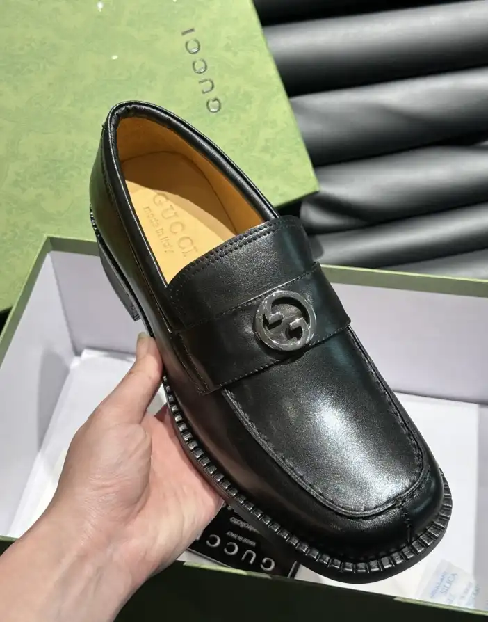 hype Gucci Leather Shoes