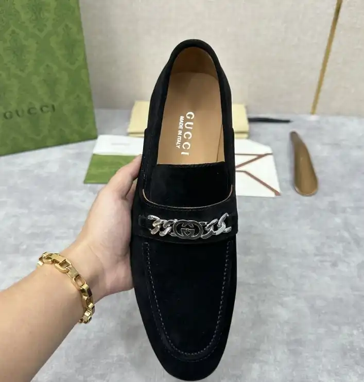 hype Gucci Leather Shoes