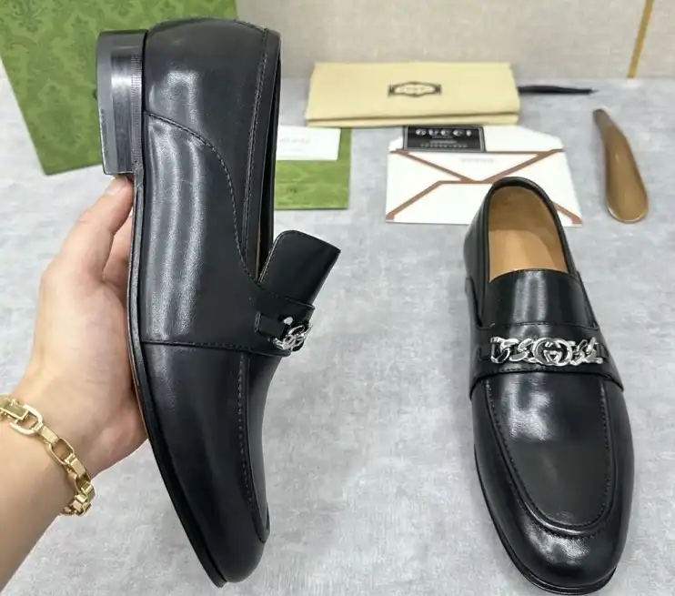 hype Gucci Leather Shoes