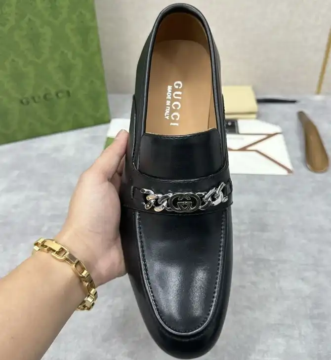 hype Gucci Leather Shoes