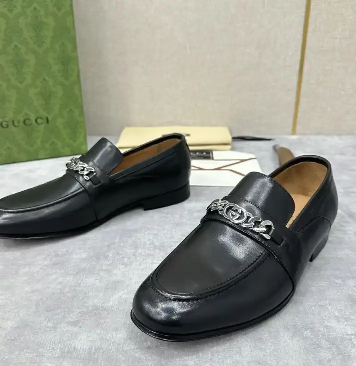 hype Gucci Leather Shoes