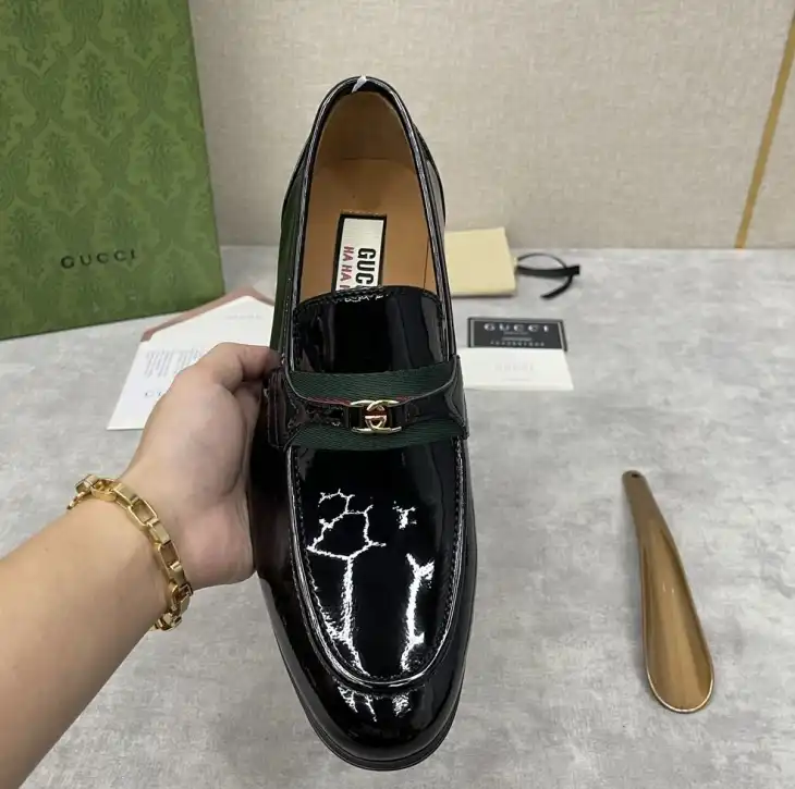 hype Gucci Leather Shoes