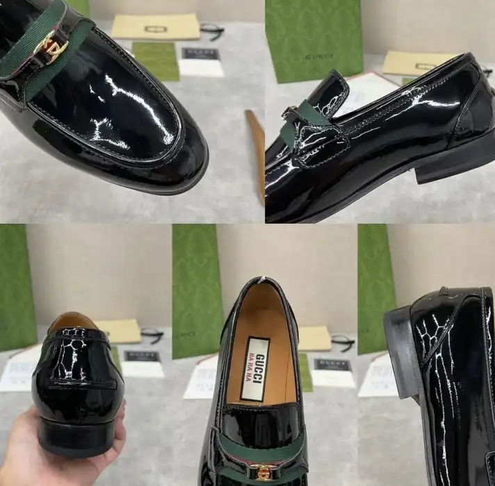 hype Gucci Leather Shoes