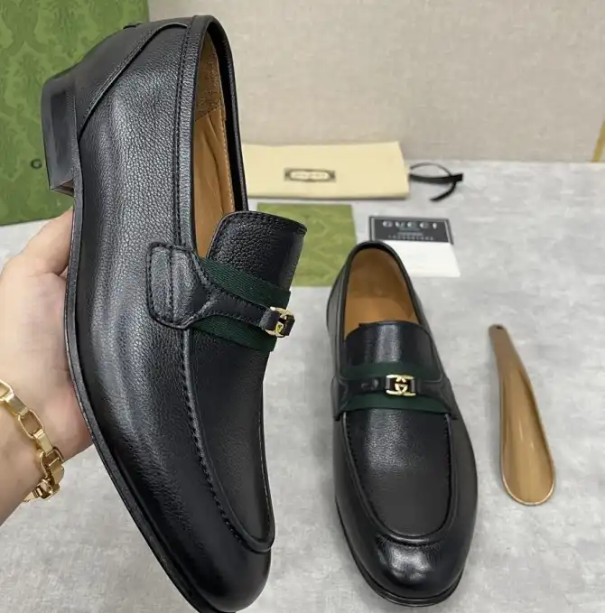 hype Gucci Leather Shoes