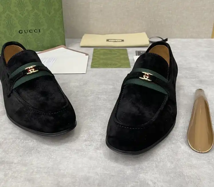 hype Gucci Leather Shoes