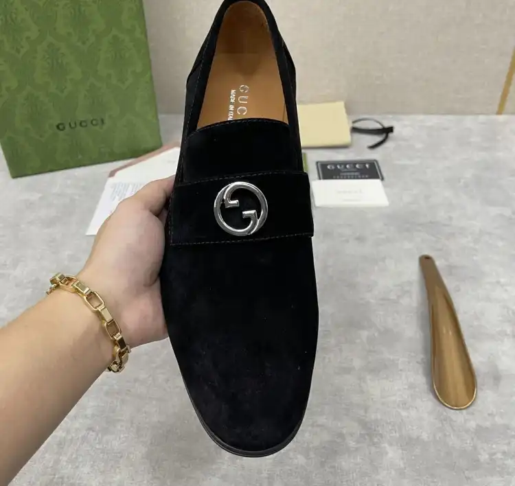 hype Gucci Leather Shoes