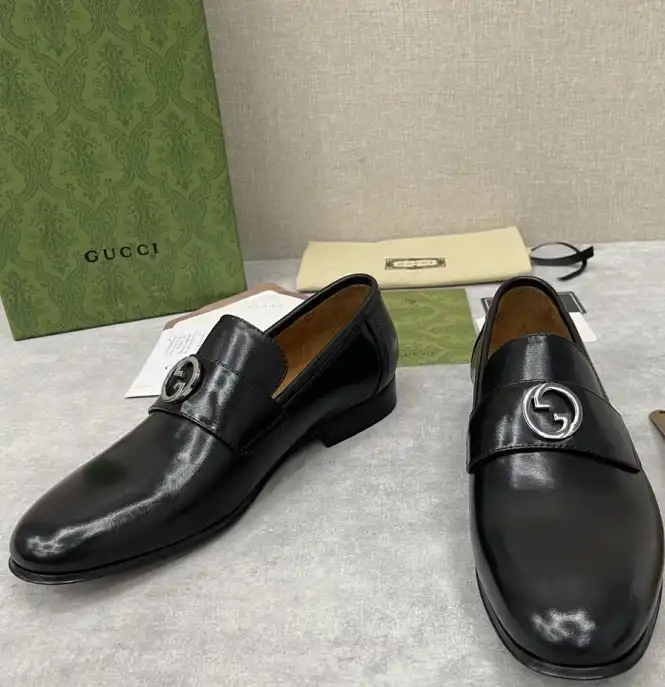 hype Gucci Leather Shoes