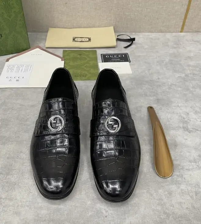 hype Gucci Leather Shoes