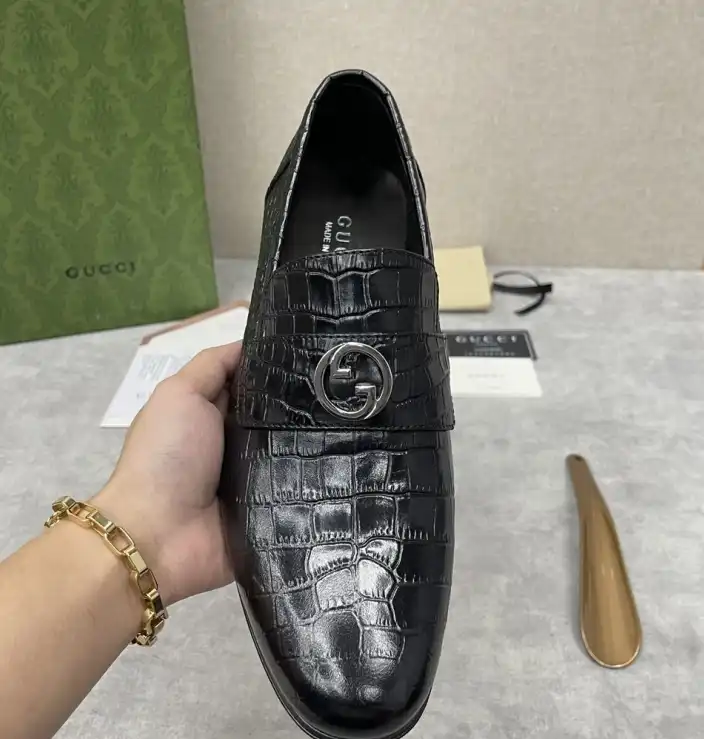 hype Gucci Leather Shoes