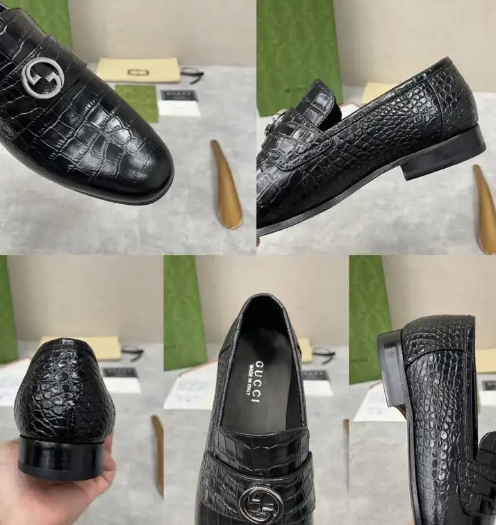 hype Gucci Leather Shoes