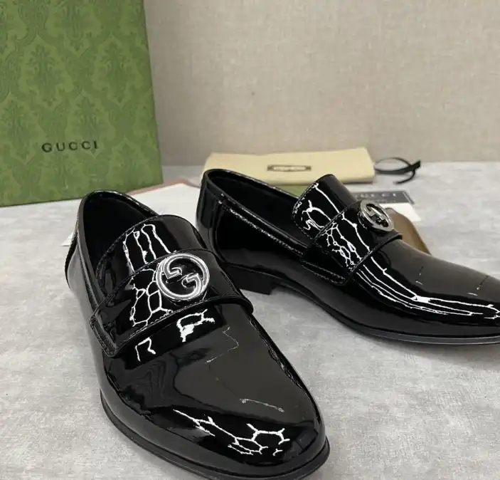 hype Gucci Leather Shoes