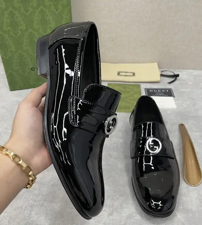 hype Gucci Leather Shoes