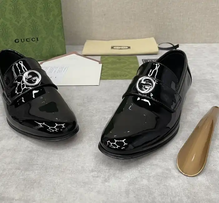 hype Gucci Leather Shoes