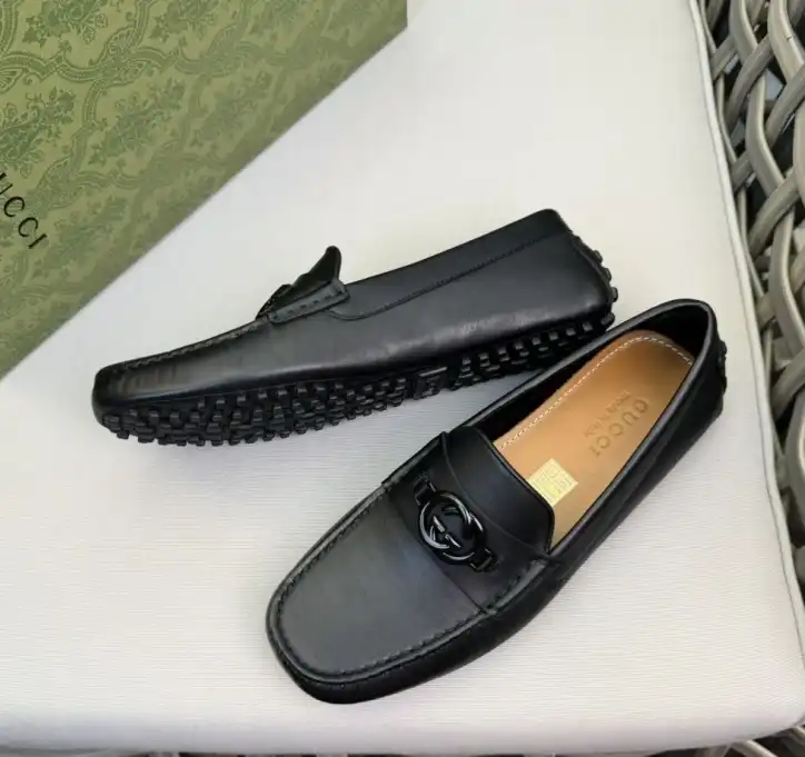 hype Gucci Leather Shoes