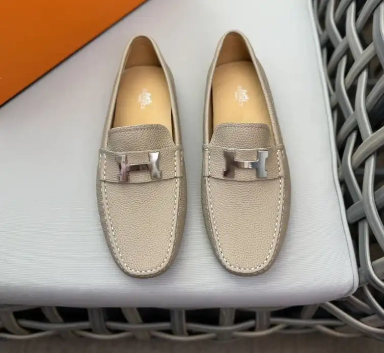 hype Hermes Leather Shoes