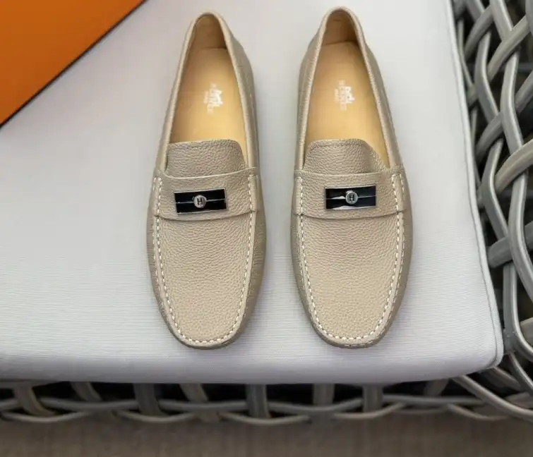 hype Hermes Leather Shoes