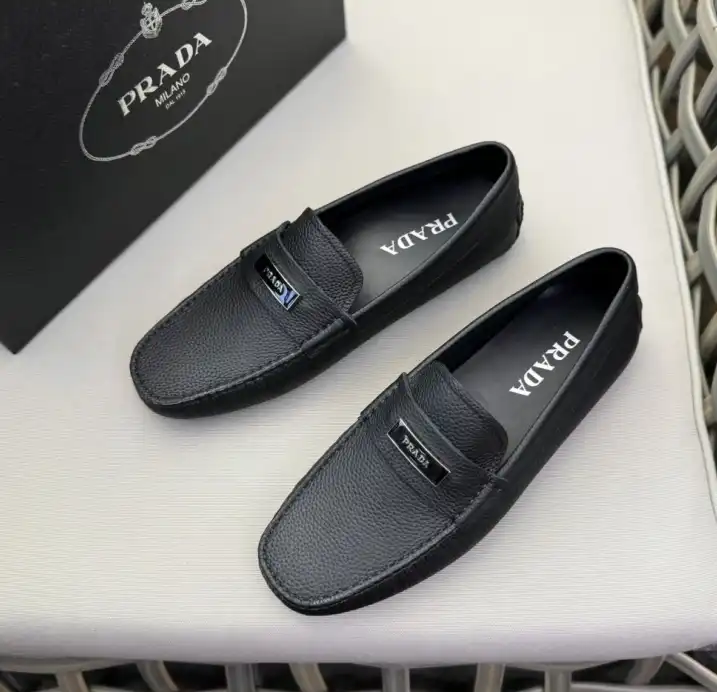 hype Prada Leather Shoes