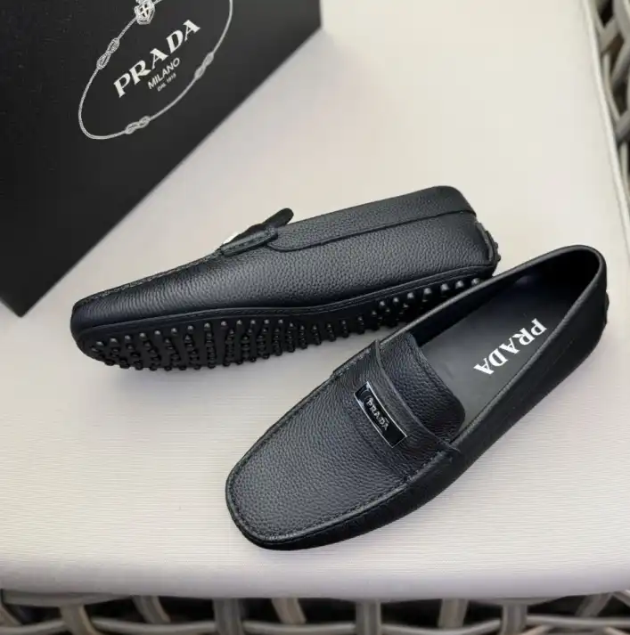 hype Prada Leather Shoes