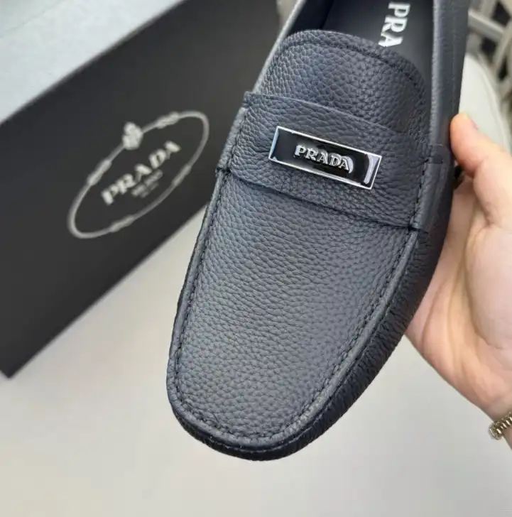 hype Prada Leather Shoes