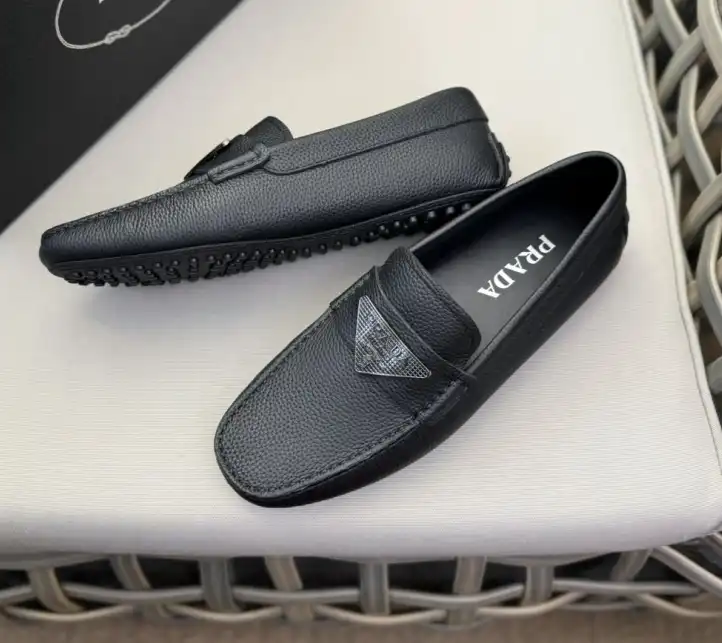 hype Prada Leather Shoes