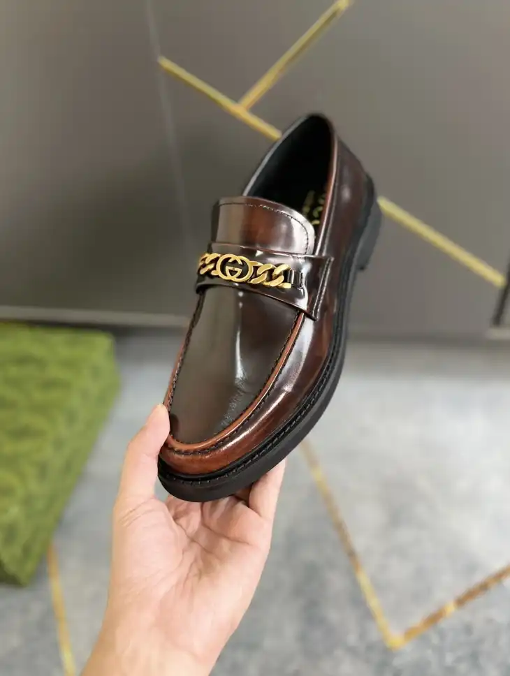 hype Gucci Leather Shoes