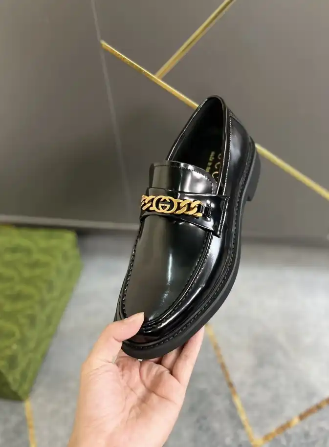 hype Gucci Leather Shoes