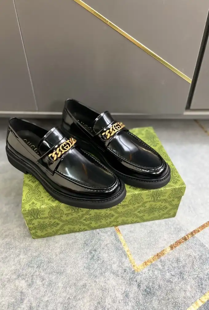 hype Gucci Leather Shoes