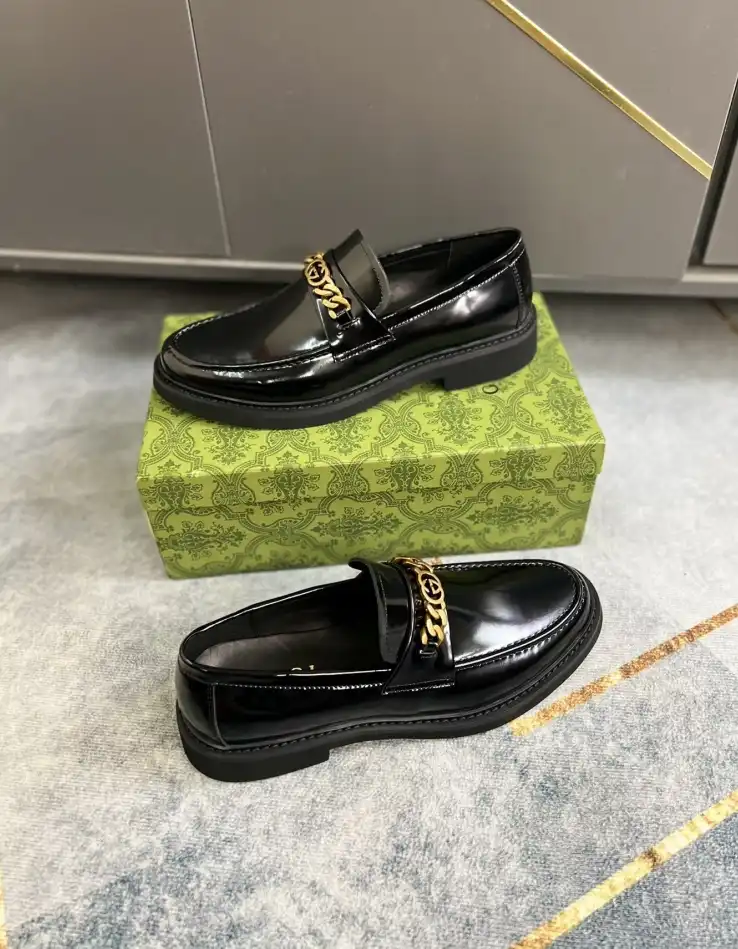 hype Gucci Leather Shoes