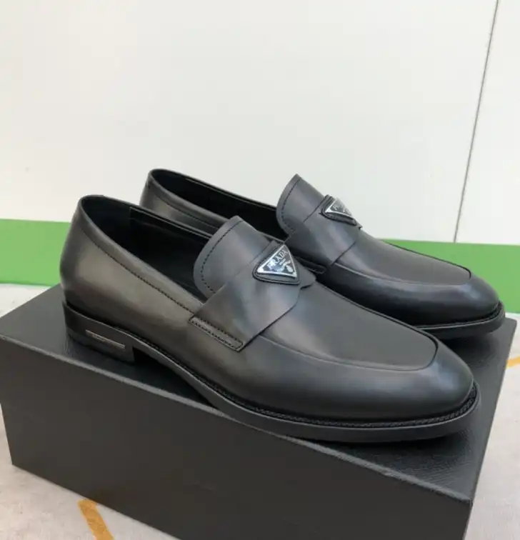 hype Prada Leather Shoes