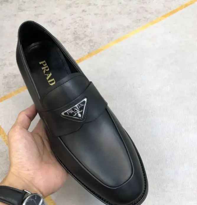 hype Prada Leather Shoes