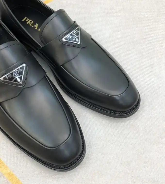 hype Prada Leather Shoes