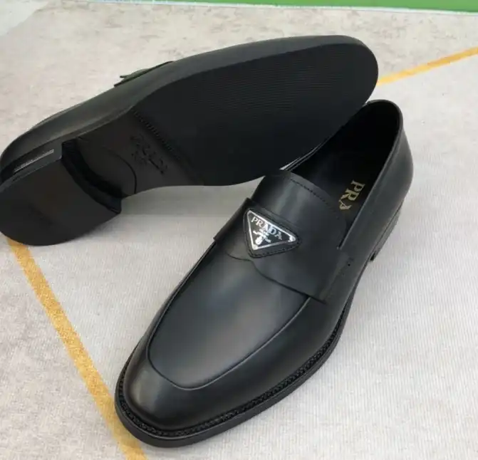 hype Prada Leather Shoes