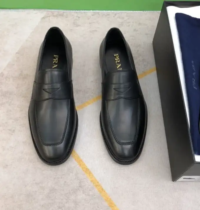 hype Prada Leather Shoes