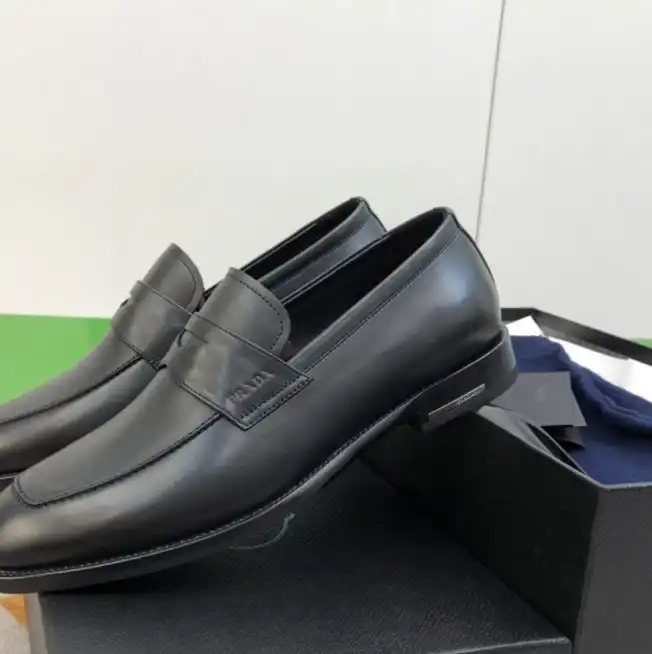 hype Prada Leather Shoes