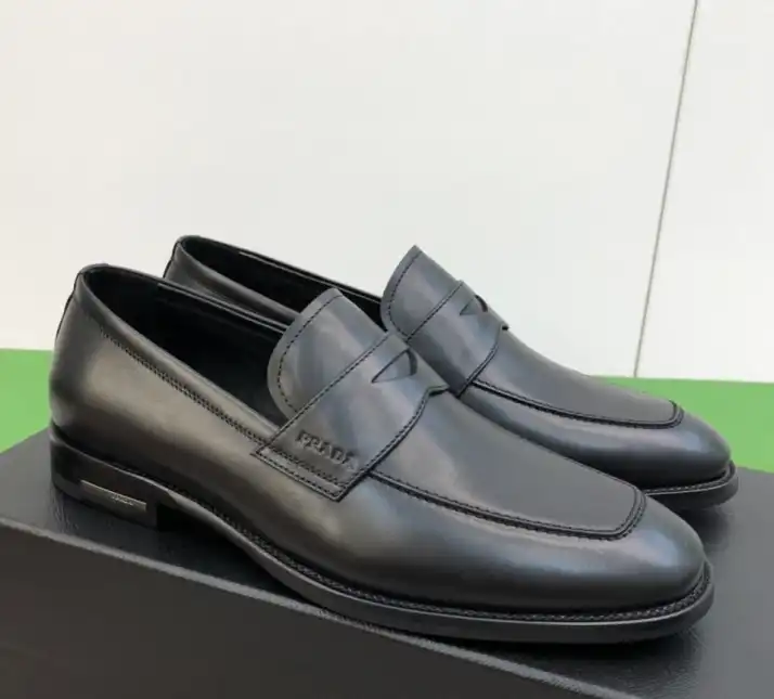 hype Prada Leather Shoes