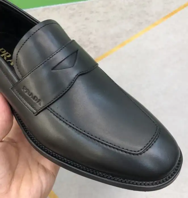 hype Prada Leather Shoes