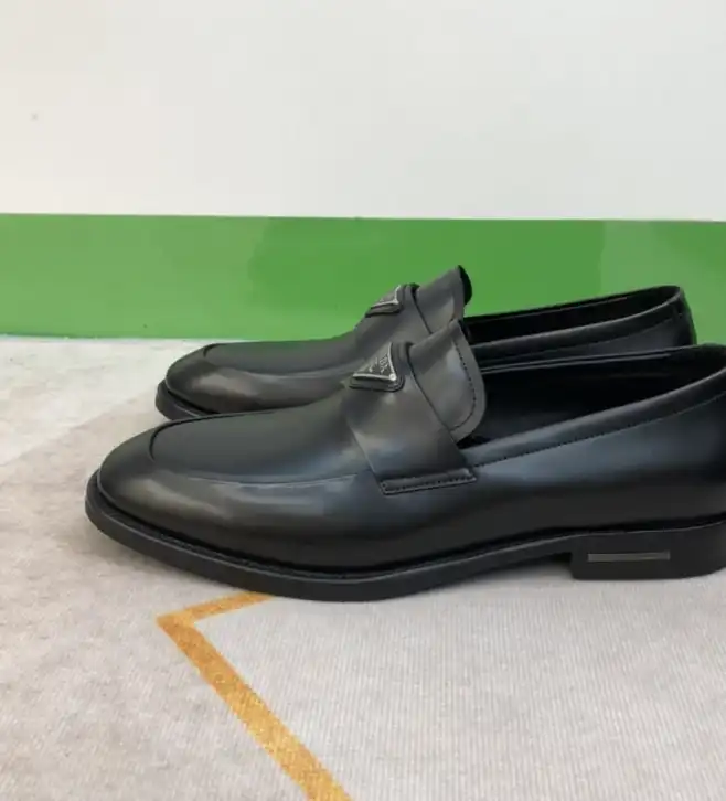 hype Prada Leather Shoes