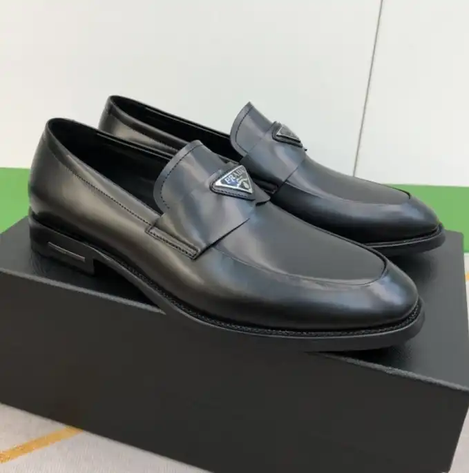 hype Prada Leather Shoes