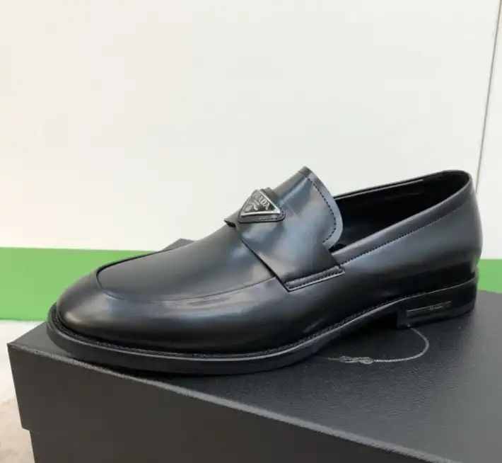 hype Prada Leather Shoes