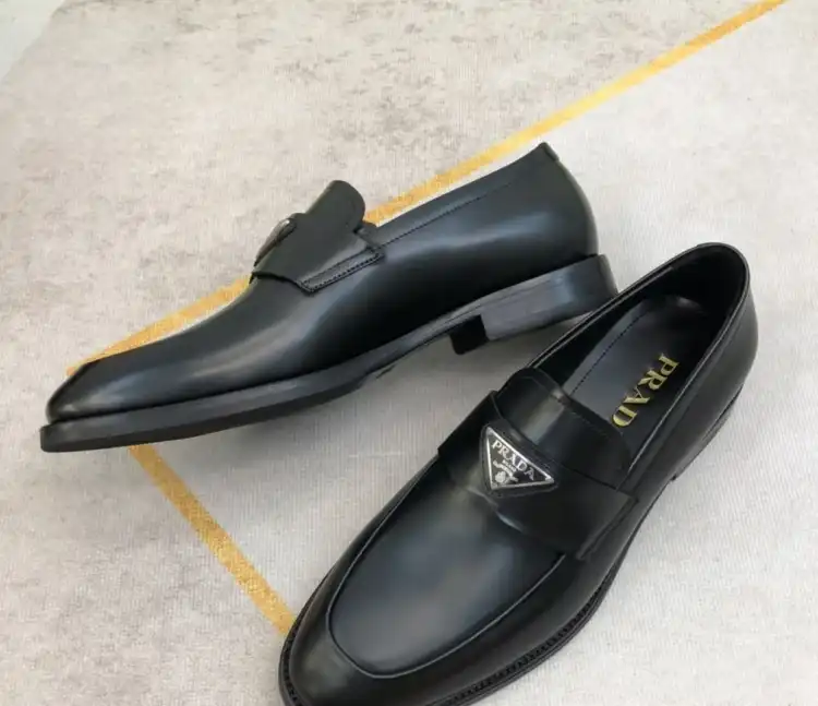 hype Prada Leather Shoes