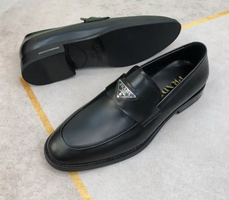 hype Prada Leather Shoes