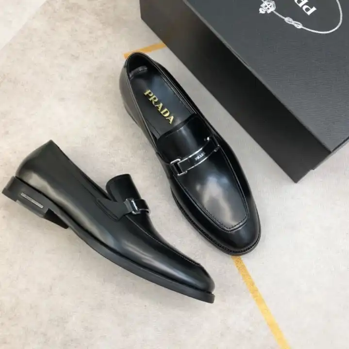 hype Prada Leather Shoes