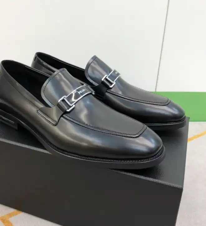 hype Prada Leather Shoes