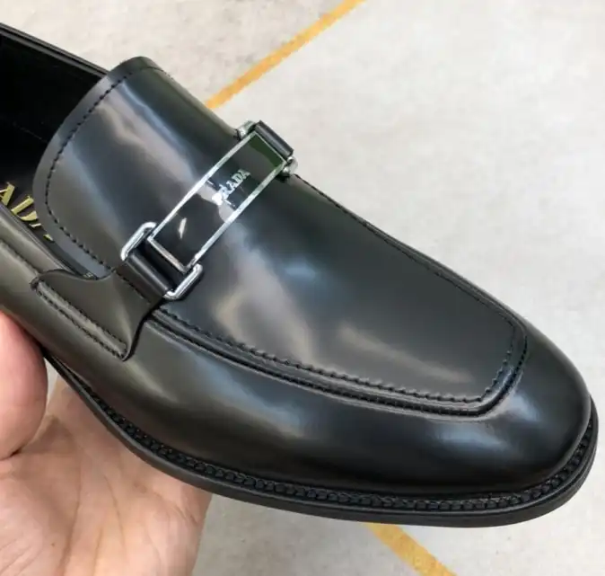 hype Prada Leather Shoes