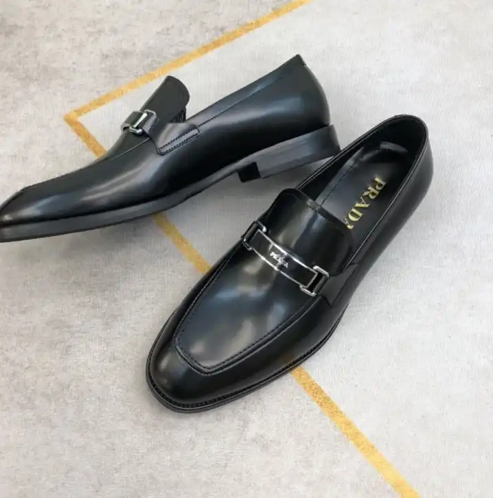 hype Prada Leather Shoes