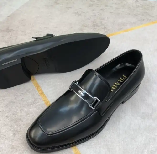 hype Prada Leather Shoes