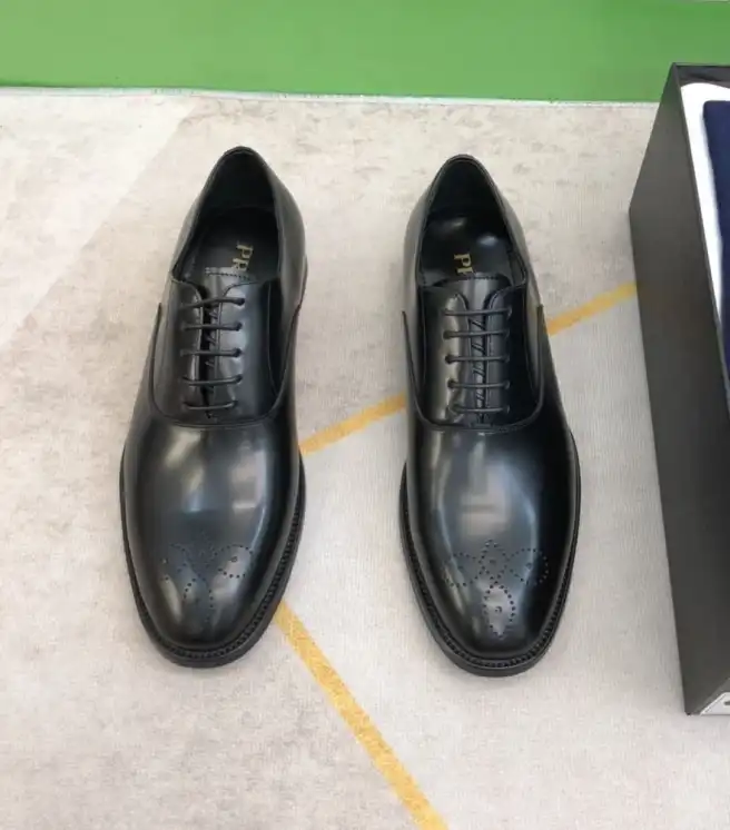 hype Prada Leather Shoes