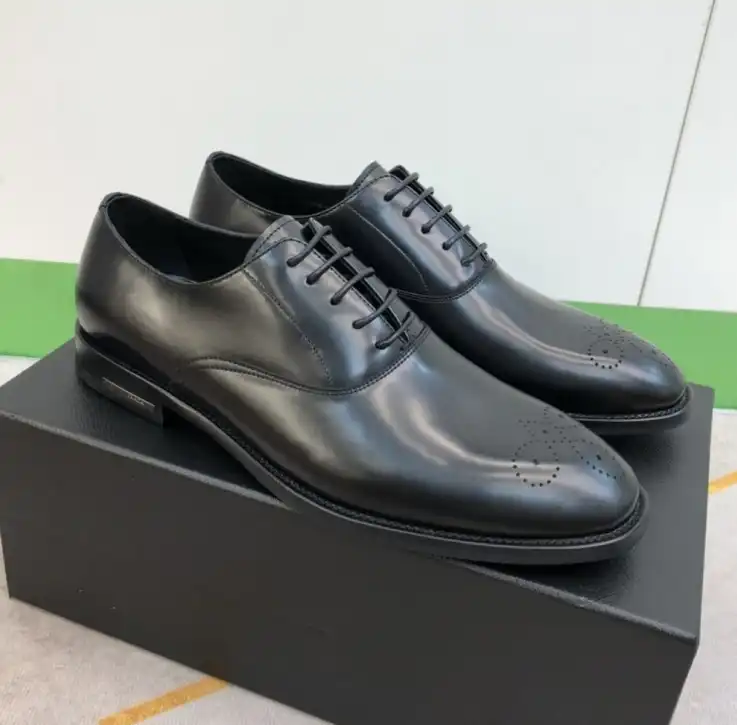 hype Prada Leather Shoes